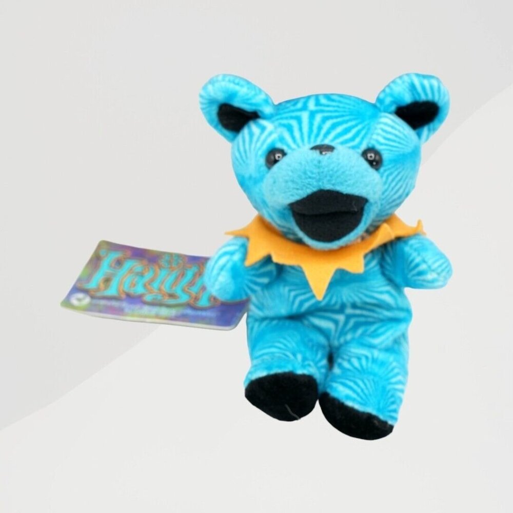 Vintage 90's LIQUID BLUE Grateful Dead Bear‎ Collectibles Haight Plush 7"